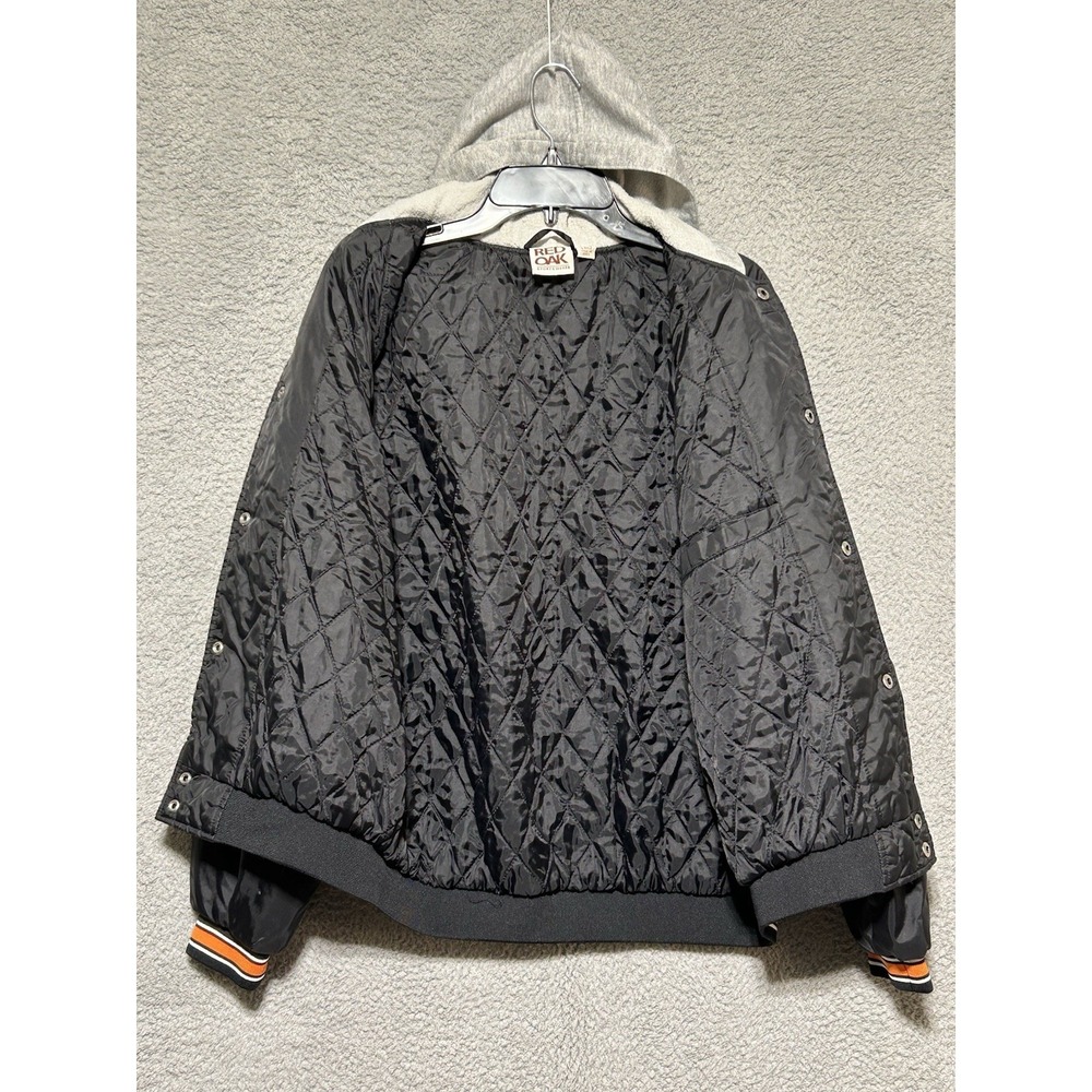 Oklahoma State Cowboys Hooded Jacket Mens L Red Oak Vintage - Picture 7 of 14